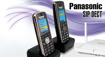 System telefoniczny Panasonic DECT oparty na protokole SIP