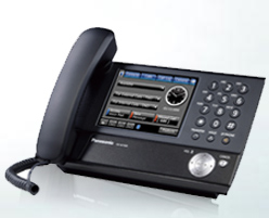 Ekskluzywny telefon systemowy IP z dotykowym ekranem LCD Panasonic KX-NT400