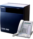 Cyfrowa centrala telefoniczna KX-TDA100 do 64 numer�w wewn�trznych analogowych lub 128 numer�w cyfrowych wraz z funkcj� wiadomo�ci g�osowych