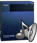 Cyfrowa centrala telefoniczna KX-TDA100 do 64 numer�w wewn�trznych analogowych lub 128 numer�w cyfrowych wraz z funkcj� wiadomo�ci g�osowych